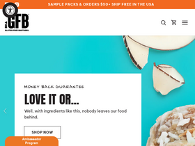 'theglutenfreebar.com' screenshot