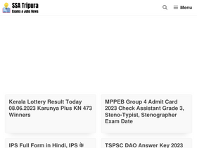 'ssatripura.com' screenshot