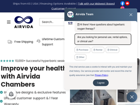 airvida.com homepage screenshot