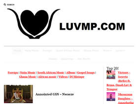 'luvmp.com' screenshot