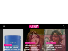 'fuchsiamagazine.com' screenshot