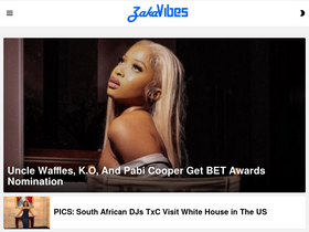 'zakavibes.com' screenshot