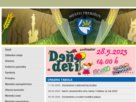 'trebisov.sk' screenshot