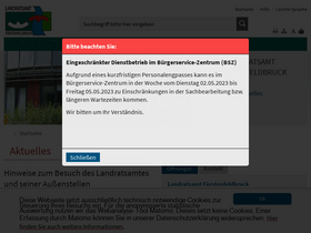 'lra-ffb.de' screenshot