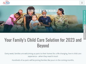 'aupairinamerica.com' screenshot