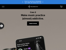 'soundbrenner.com' screenshot