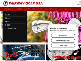 'fairwaygolfusa.com' screenshot