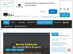 'thedeepdive.ca' screenshot