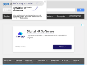 'coolstreaming.us' screenshot
