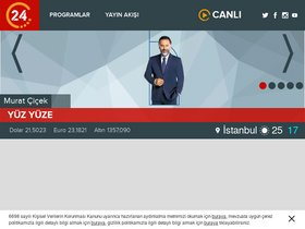 'yirmidort.tv' screenshot