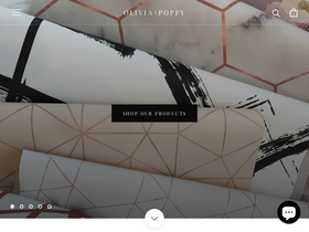 oliviaandpoppy.com homepage screenshot