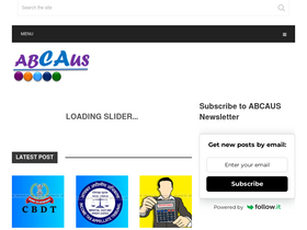 'abcaus.in' screenshot