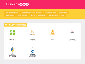 'expertsphp.com' screenshot