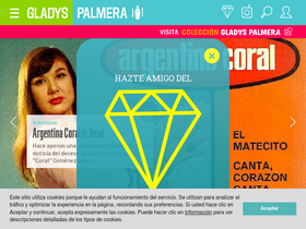 'gladyspalmera.com' screenshot