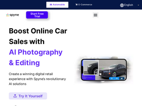 'spyne.ai' screenshot