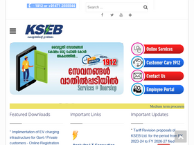 'kseb.in' screenshot