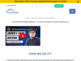 'katalystwealth.com' screenshot