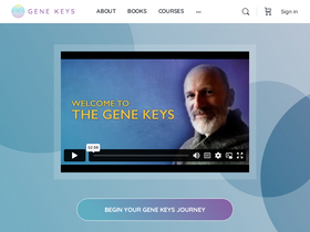 'genekeys.com' screenshot