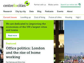 'centreforcities.org' screenshot