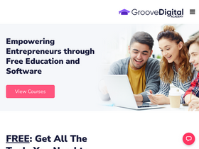 'groovedigitalacademy.com' screenshot