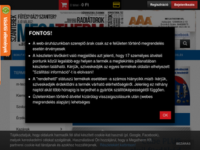 'megatherm.hu' screenshot