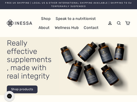 Inessa homepage screenshot