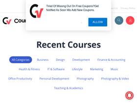 'coursevania.com' screenshot