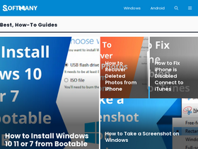 'softmany.com' screenshot