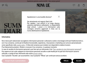 'nunalie.it' screenshot