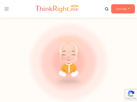 'thinkrightme.com' screenshot