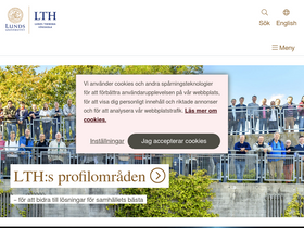 'lth.se' screenshot