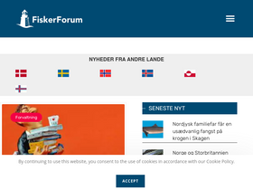 'fiskerforum.dk' screenshot