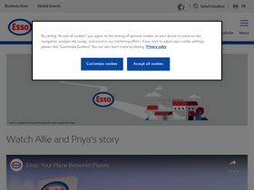 'esso.ca' screenshot