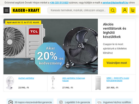 'kaiserkraft.hu' screenshot