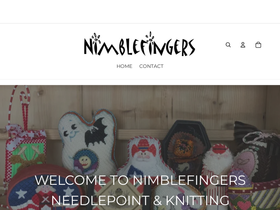 nimblefingerstx.com homepage screenshot