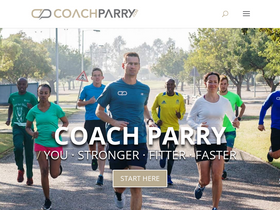 'coachparry.com' screenshot