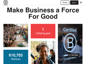 'bcorporation.net' screenshot