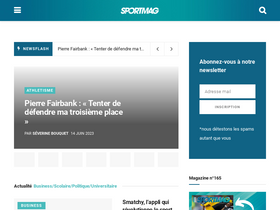 'sportmag.fr' screenshot