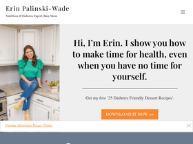 'erinpalinski.com' screenshot