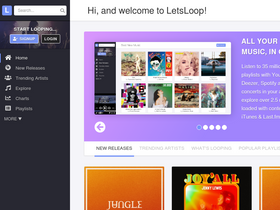 'letsloop.com' screenshot