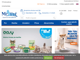 'mrpet.si' screenshot