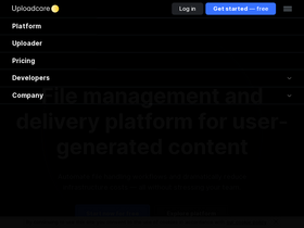 'uploadcare.com' screenshot