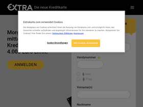'extrakarte.com' screenshot