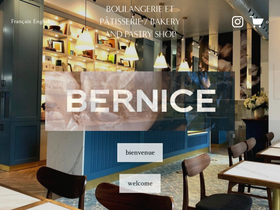 berniceboulangerie.com homepage screenshot