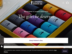 'londonsockcompany.com' screenshot
