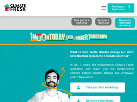 'climatefresk.org' screenshot