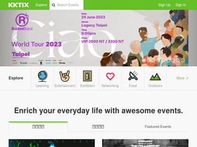'kktix.cc' screenshot