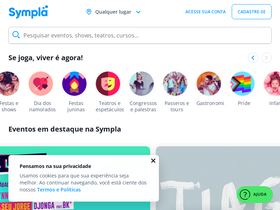 'sympla.com.br' screenshot