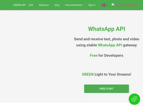 'green-api.com' screenshot