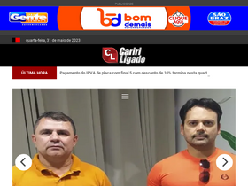 'caririligado.com.br' screenshot